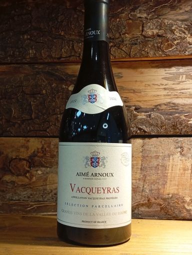 VACQUEYRAS A. ARNOUX ROUGE 2022 SELECTION PARCELLAIRES