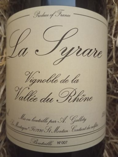 MAGNUM LA SYRARE ROUGE 2021 DOMAINE GALLETY