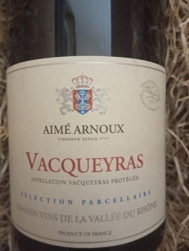 MAGNUM VACQUEYRAS ROUGE 2017 A. ARNOUX SELECTION PARCELLAIRE