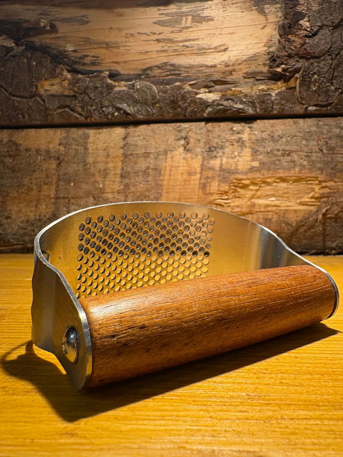 Presse Ail manche en Bois