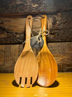 Cuillères à salade en bois