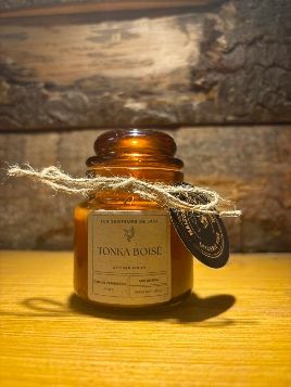 Bougie pot Ambre Fleur de Tiaré 95g Bougie pot Ambre Fleur de Tiaré 95g