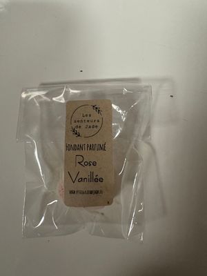 Fondant parfumé rose vanillée