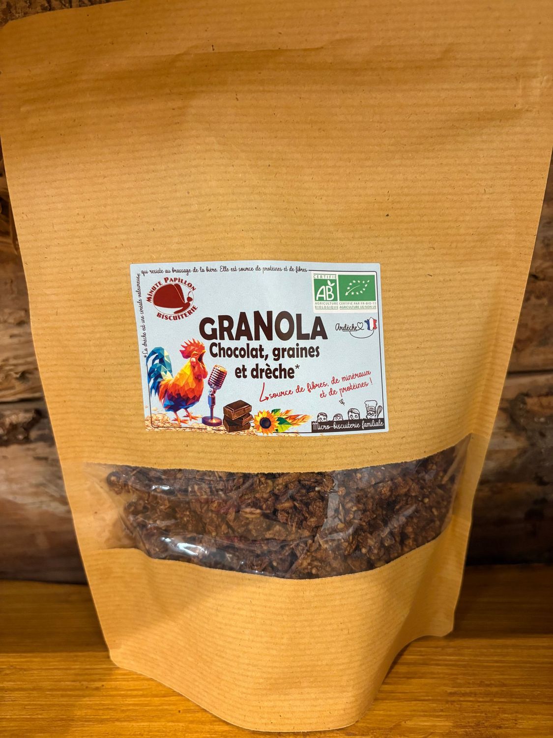Granola chocolat, graines et drèche Granola chocolat, graines et drèche