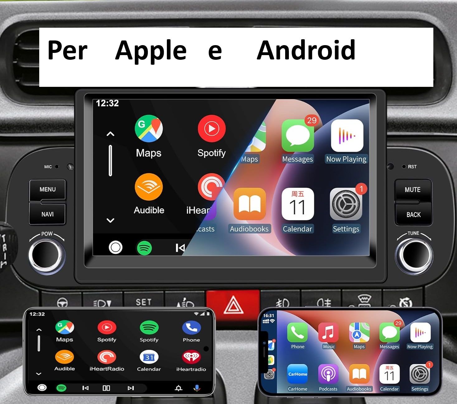 Display  Fiat Panda 2013/ 2024