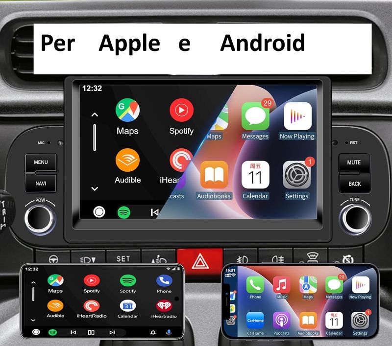 Display  Fiat Panda 2013/ 2024