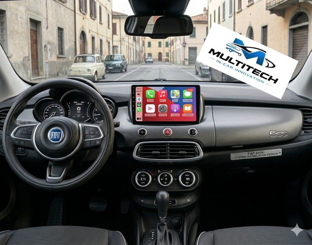 Stereo auto 9 Stereo auto 9" Pollici Fiat 500x 2014/2019