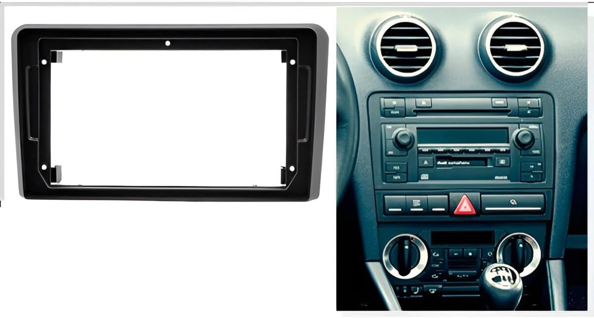 Kit Montaggio Mascherina 9" Pollici Compatibile con Audi A3 2003-2013