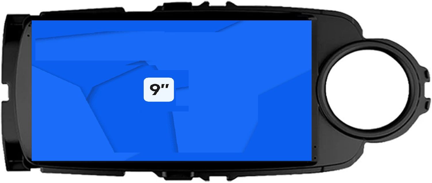 Kit Mascherina 9" Pollici per Toyota per Yaris 2010-2014