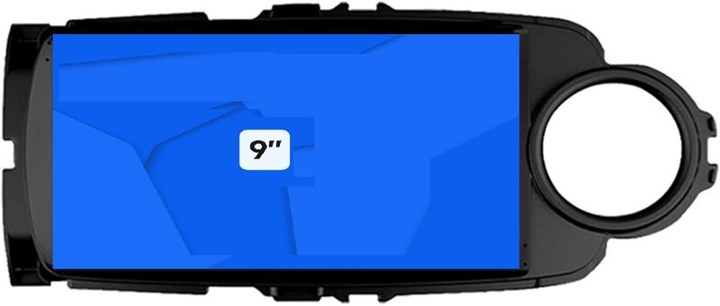 Kit Mascherina 9" Pollici per Toyota per Yaris 2010-2014