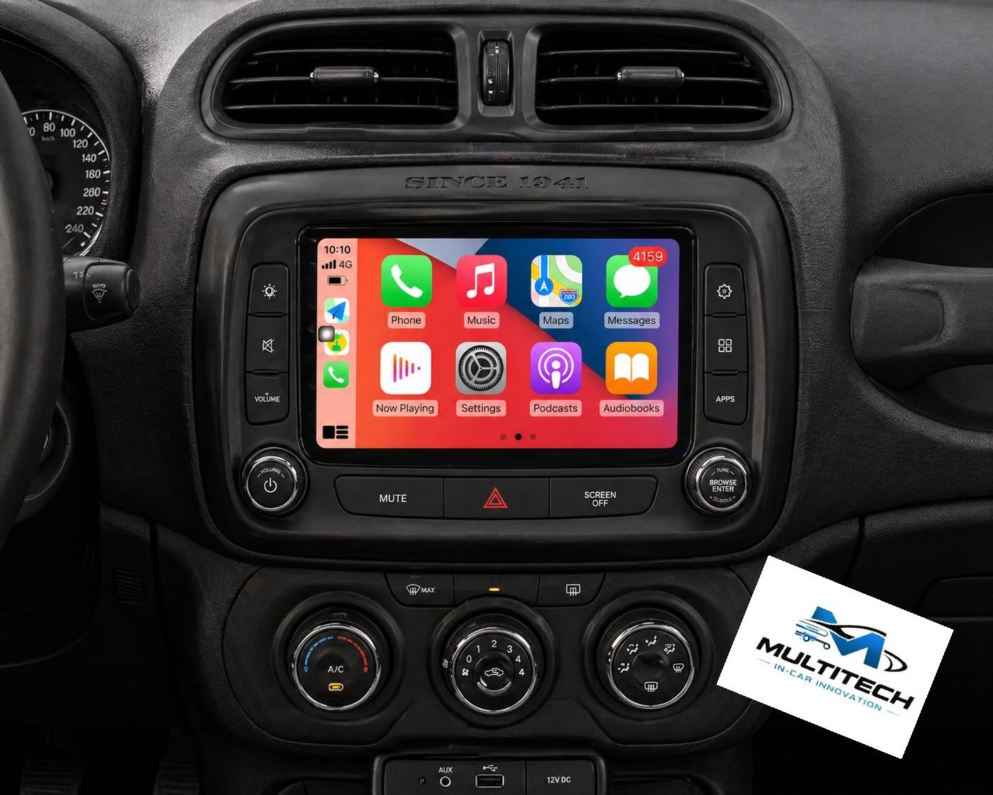 Stereo auto 9" NERA Compatibile Con Jeep Renegade Dal 2014/2021