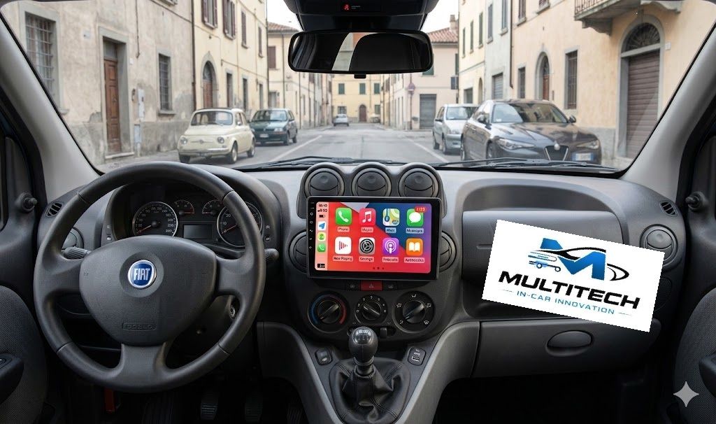 Stereo auto  9" Pollici Compatibile con Fiat Doblo 2015-2020
