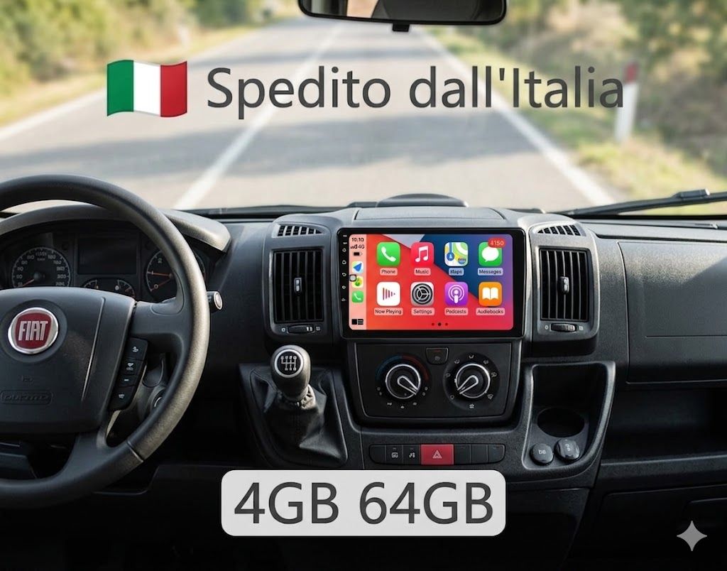 Stereo auto Fiat Ducato Cupolino Stereo auto Fiat Ducato Cupolino