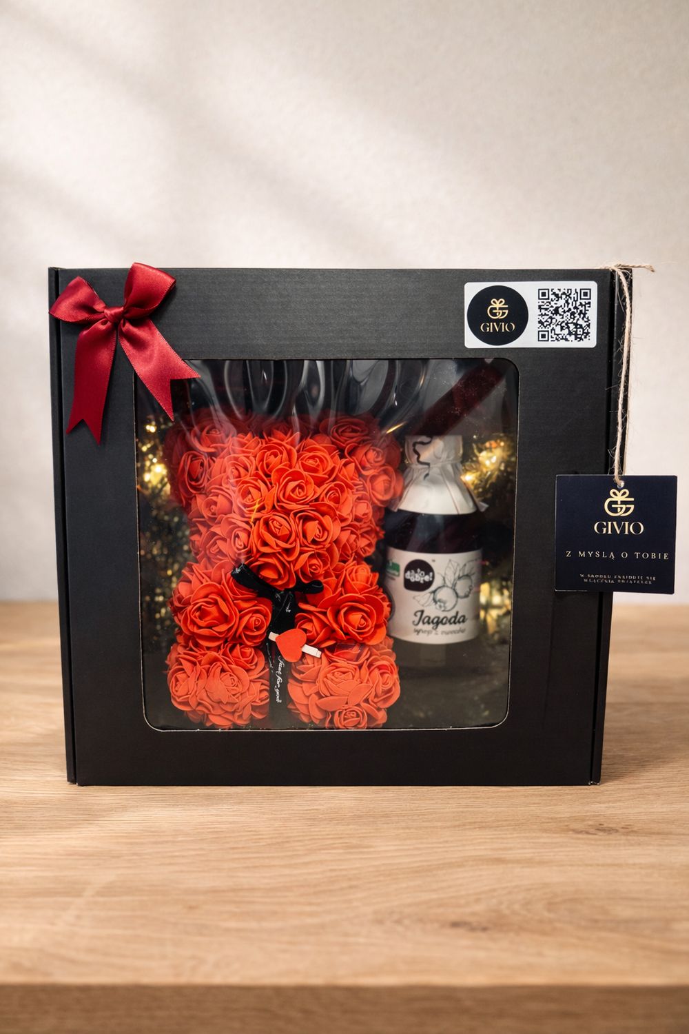 Zestaw prezentowy Czerwony Miś