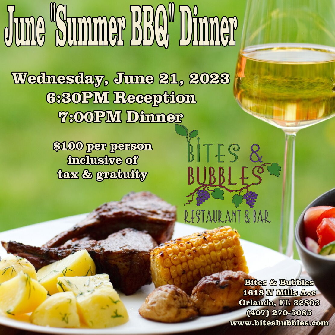 June Wine Dinner