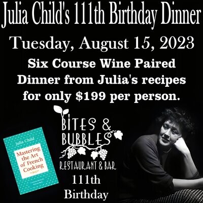 Julia Child's Wine Dinner