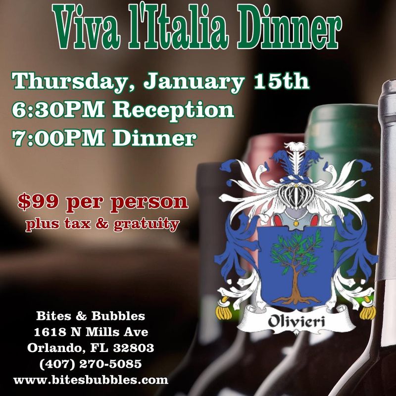 January Wine Dinner