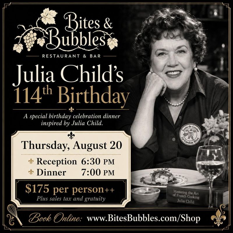 Julia Child's Wine Dinner
