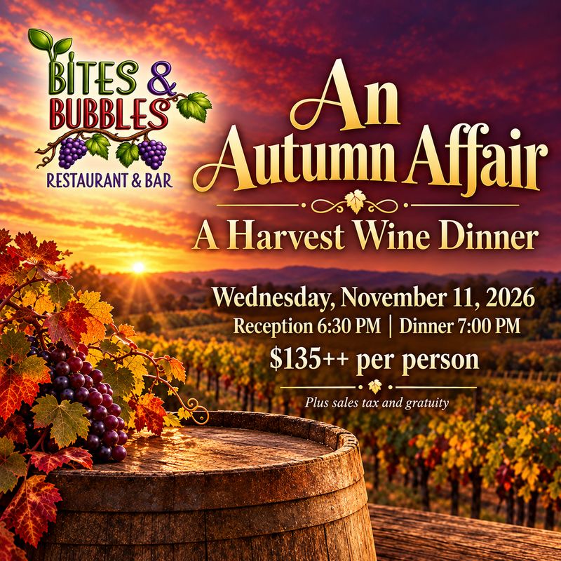 An Autumn Affair: A Harvest Wine Dinner
