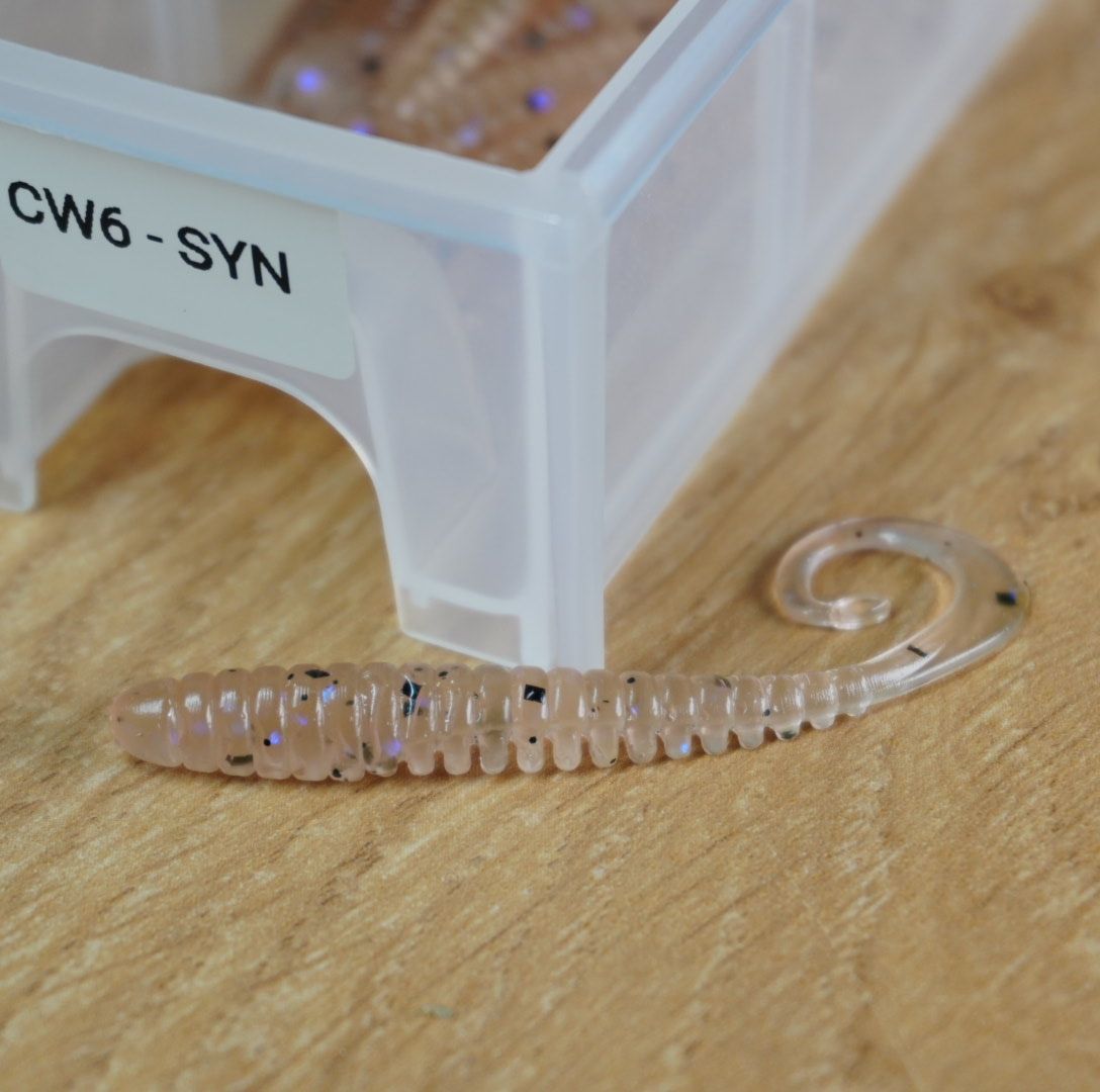 Curly Worm 6.5cm - Synthetic UV