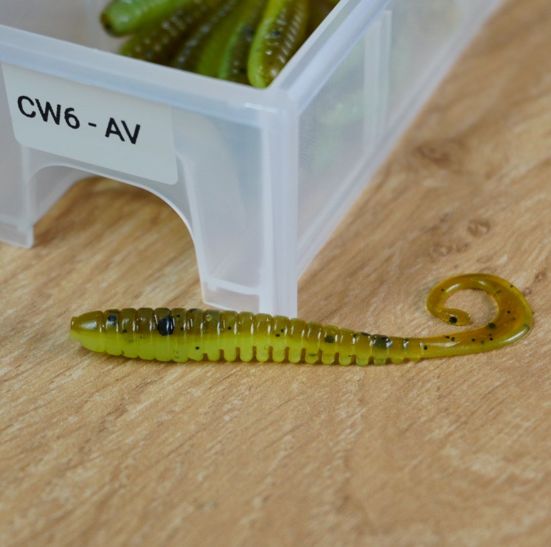 Curly Worm 6.5cm - Avocado