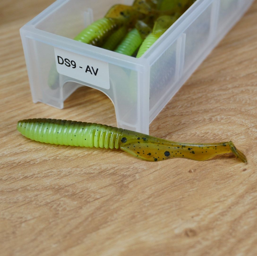 Dropned Shad 9cm - Avocado