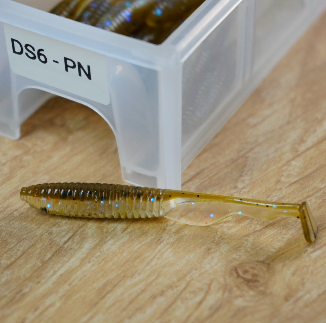 Dropned Shad 6.5cm - Pumpkin Neon