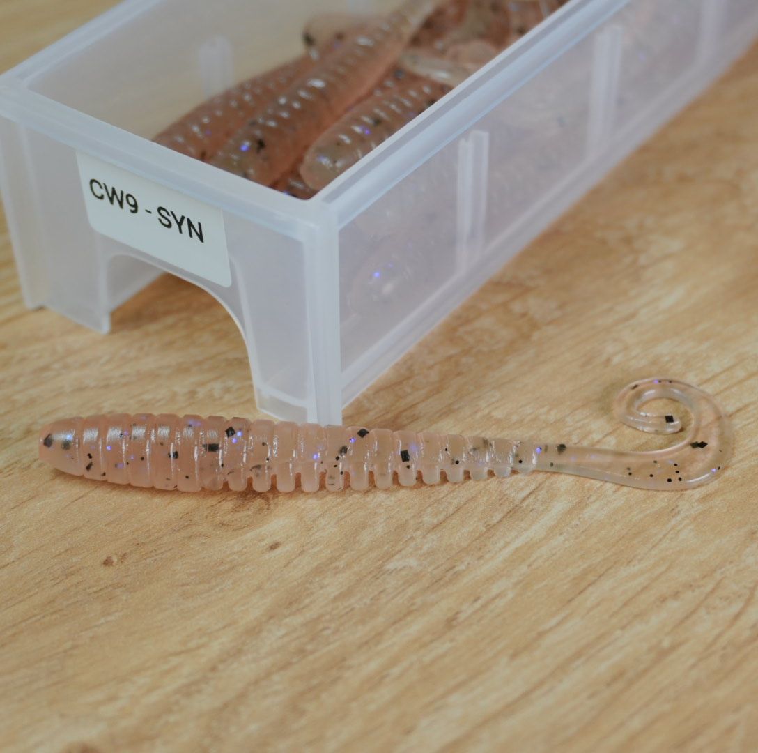 Curly Worm 9cm - Synthetic UV