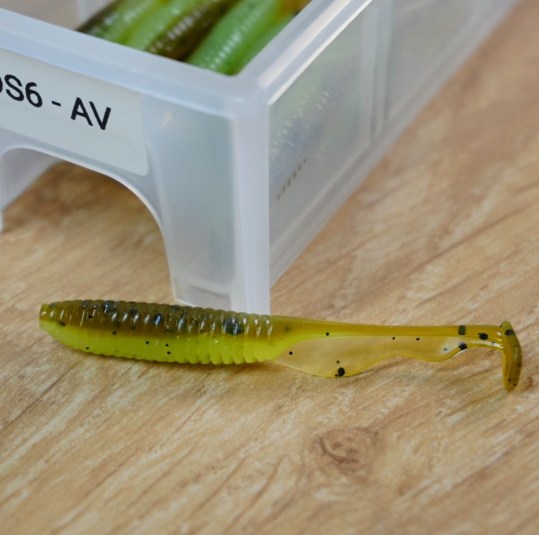 Dropned Shad 6.5cm - Avocado