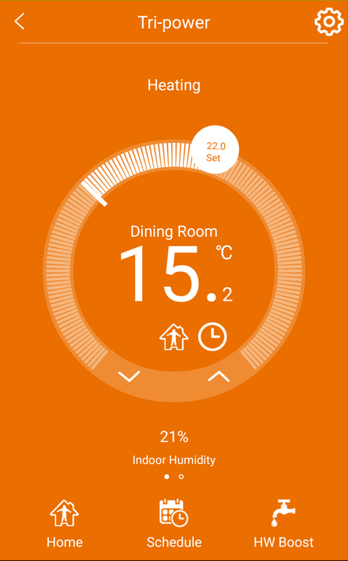 Tri-power - APP Home-Screen