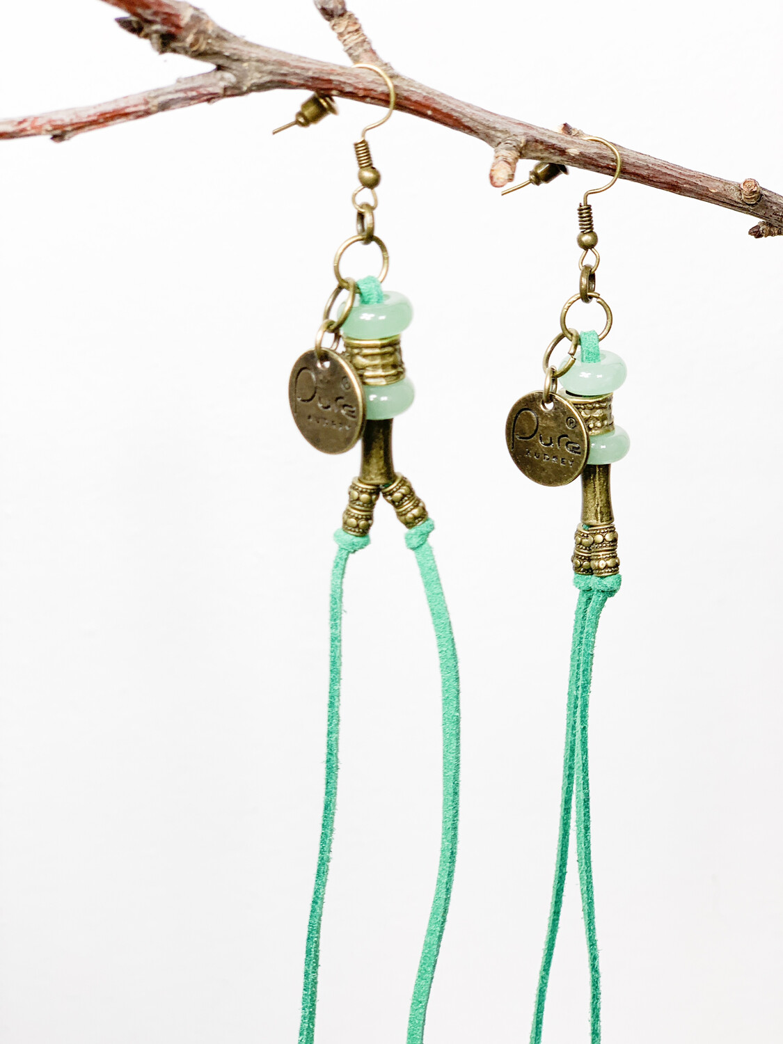 Oorbellen Stony Green