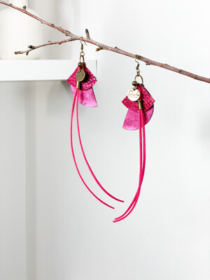 Oorbellen  Pink Roze 