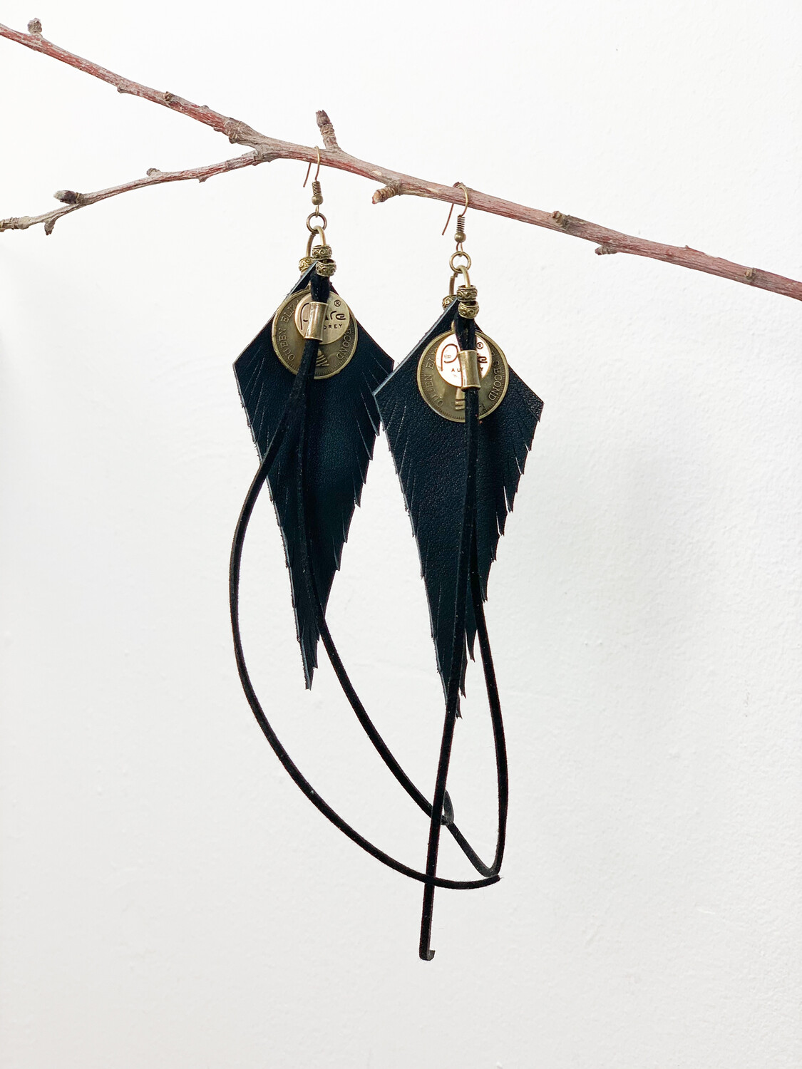  Oorbellen Triagel Black 