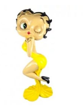 STATUE BETTY BOOP 120CM BISOUS JAUNE