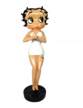 STATUE BETTY BOOP 85CM MAIN JOINTE BLANC