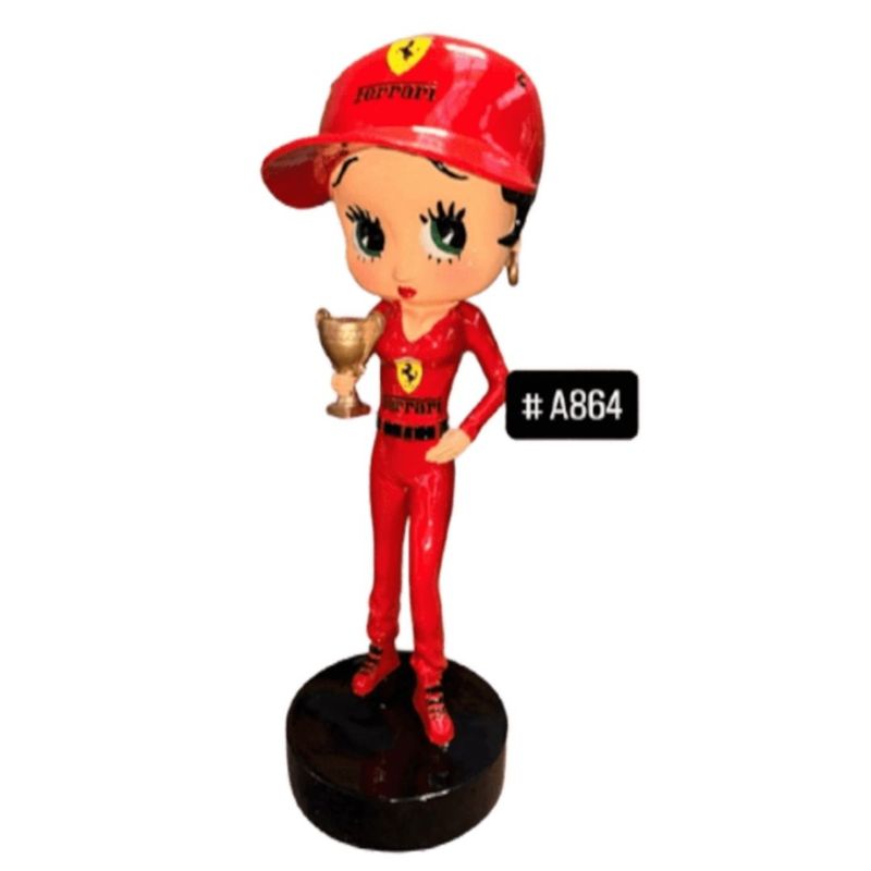 Betty Boop 65cm Ferrari