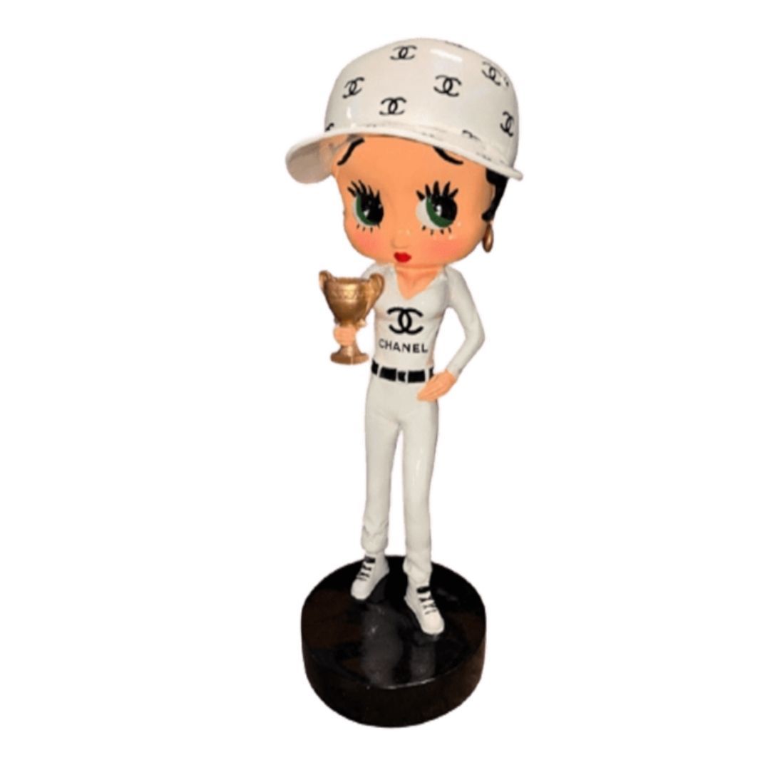 Betty Boop 65cm Chanel Blanc
