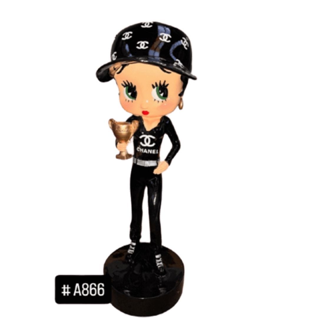 Betty Boop 65cm Chanel Noir