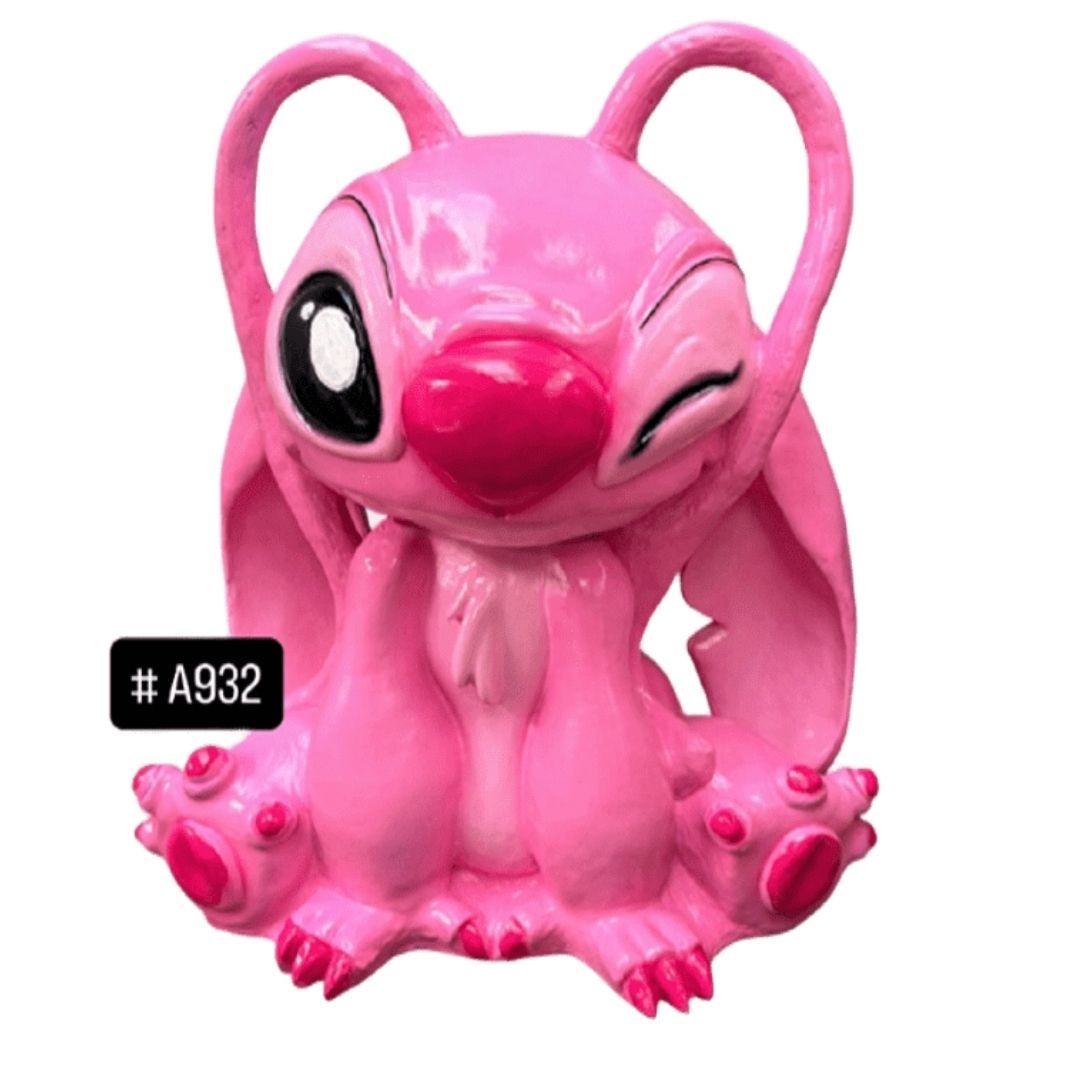 Stich 65cm Adulte Rose Antenne