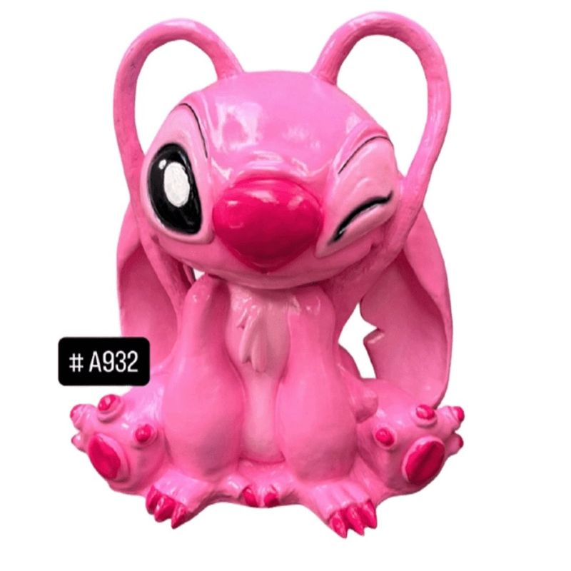 Stich 65cm Adulte Rose Antenne