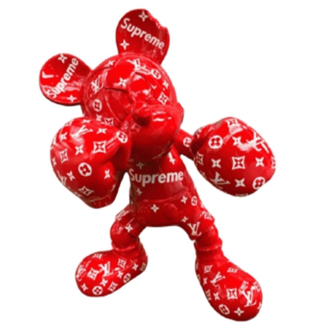 Mickey 60cm Boxeur Rouge Louis Vuitton