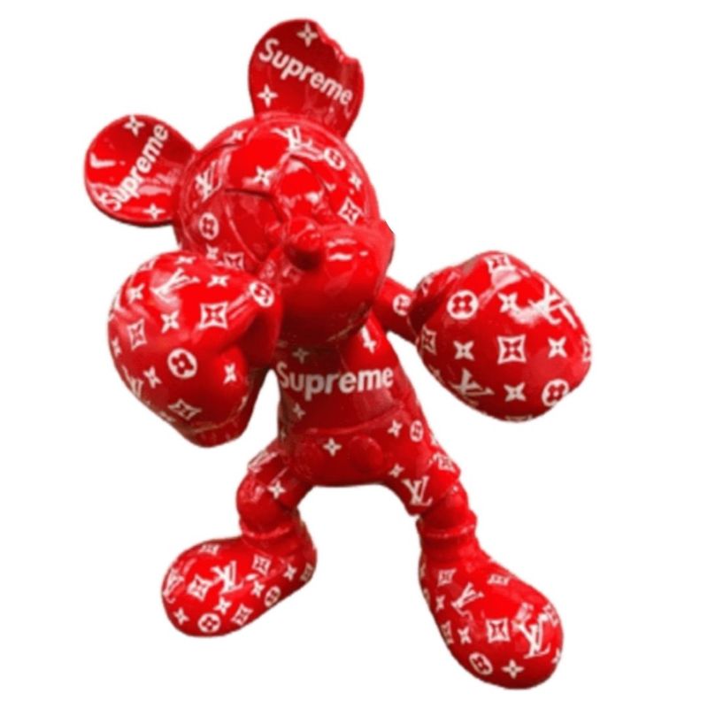 Mickey 60cm Boxeur Rouge Louis Vuitton