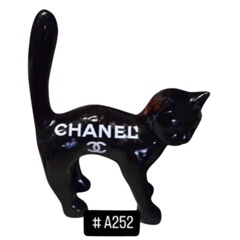 Chat 45cm Chanel Noir