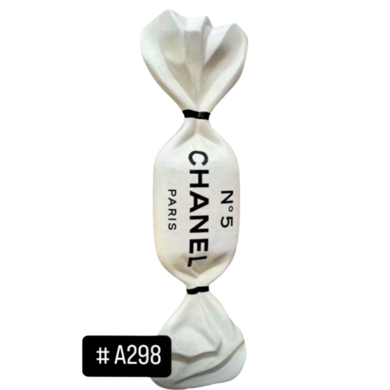 Bonbon 100cm Chanel Blanc