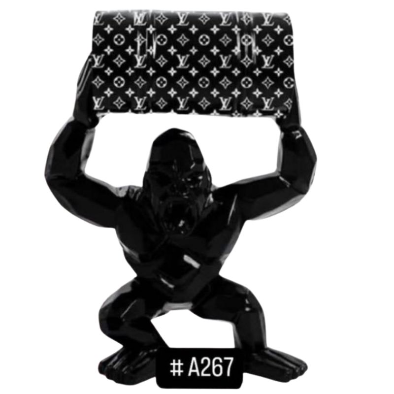 Gorille 95cm Louis Vuitton Noir