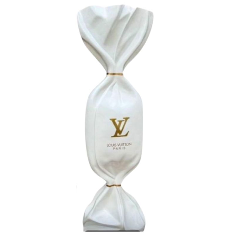 Bonbon 100cm Louis Vuitton Blanc