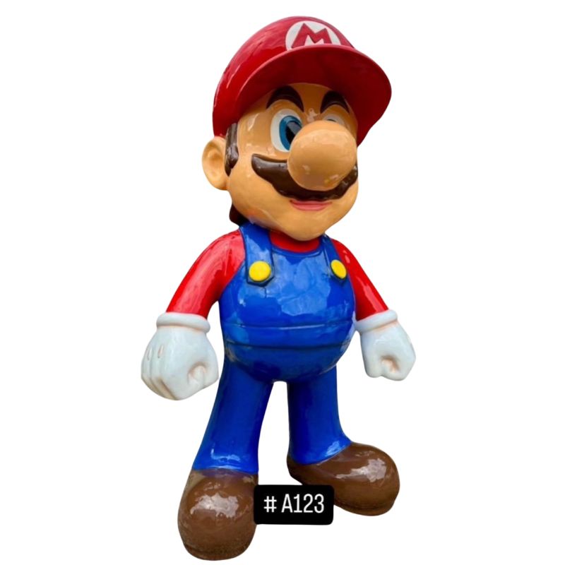 STATUE MARIO 180CM NATUREL