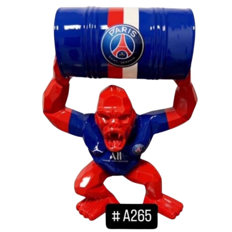 Gorille 95cm PSG Rouge