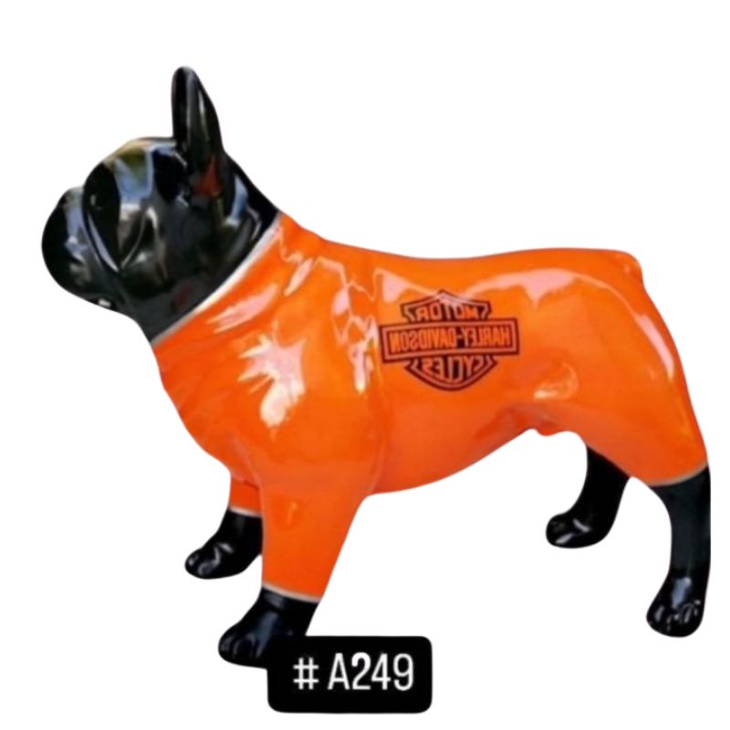 Bouledogue Français 90cm Harley Davidson