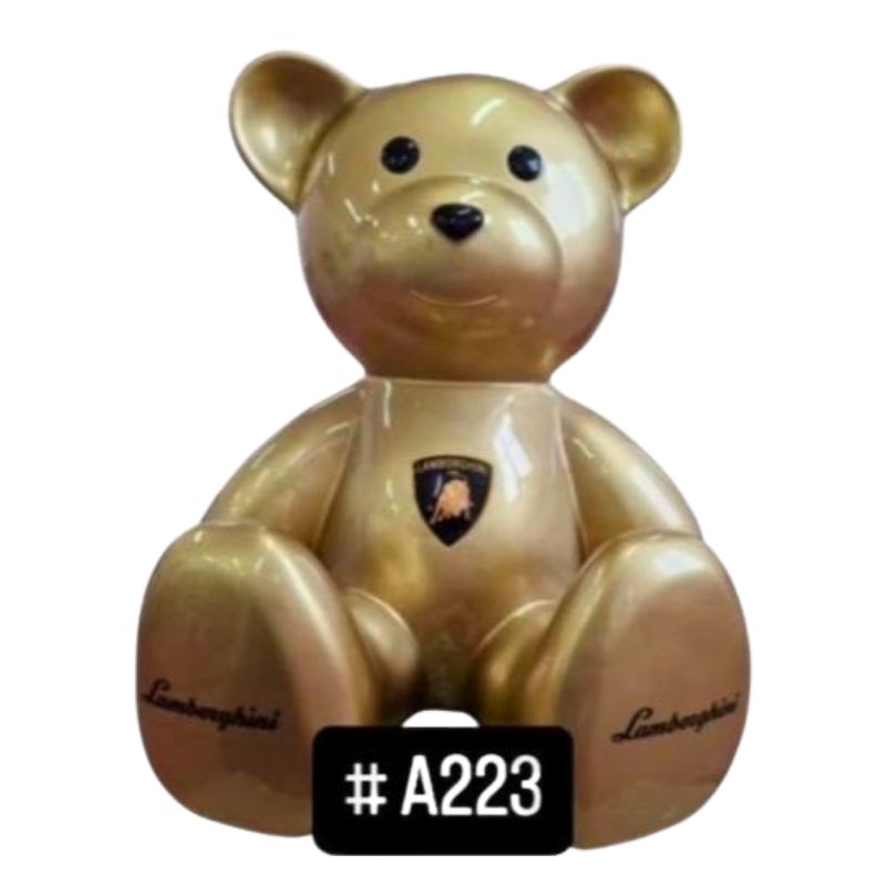 Ourson 35cm Lamborghini Or